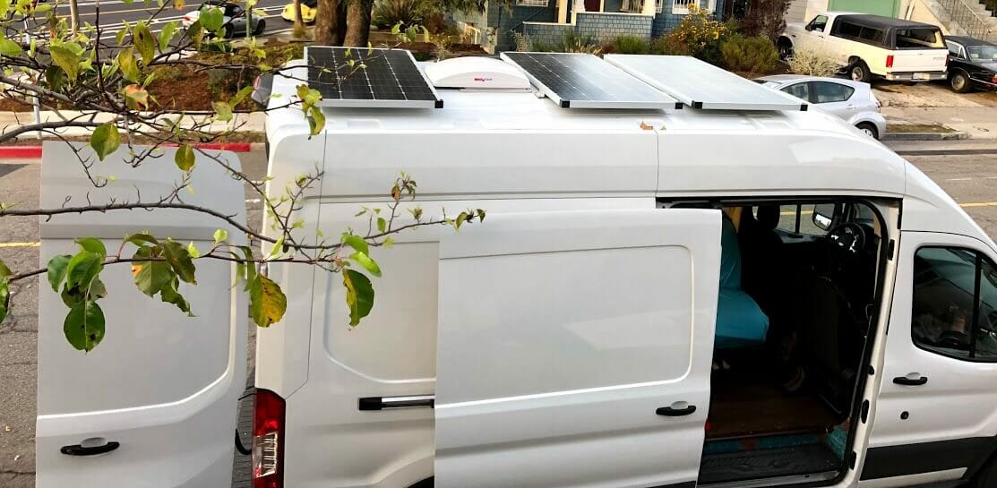 Mount solar panel to van roof hot sale