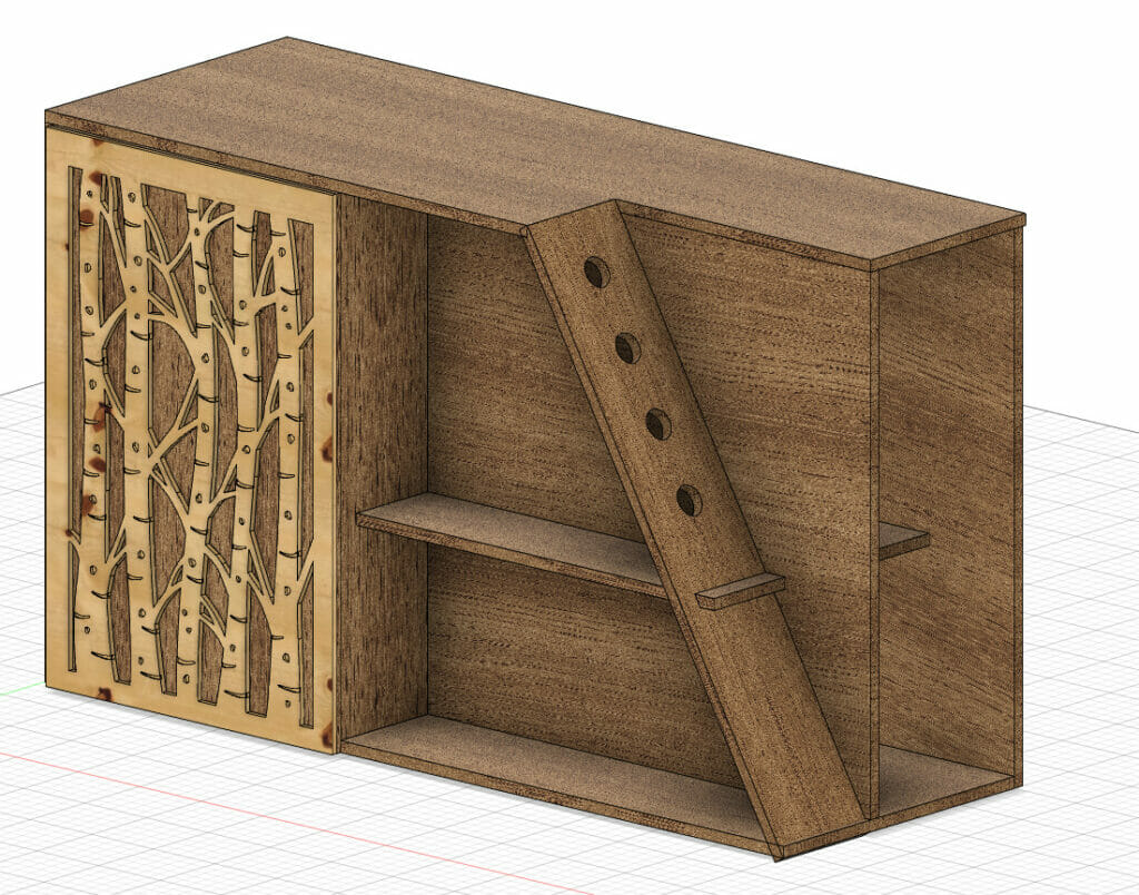 cnc cabinets fusion 360 plan bar cart